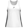 Head T-shirt Club 25 Tech Marine Blanc Femme