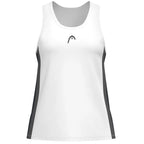 Head T-shirt Club 25 Tech Marine Blanc Femme