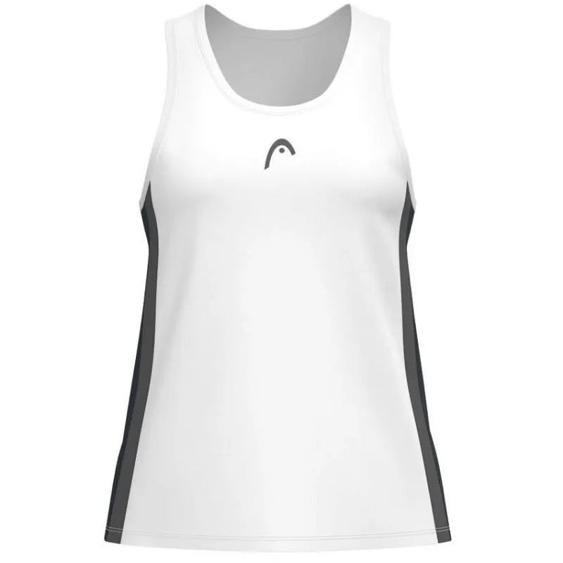 Head T-shirt Club 25 Tech Marine Blanc Femme