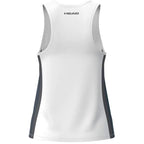 Head T-shirt Club 25 Tech Marine Blanc Femme - vue 2