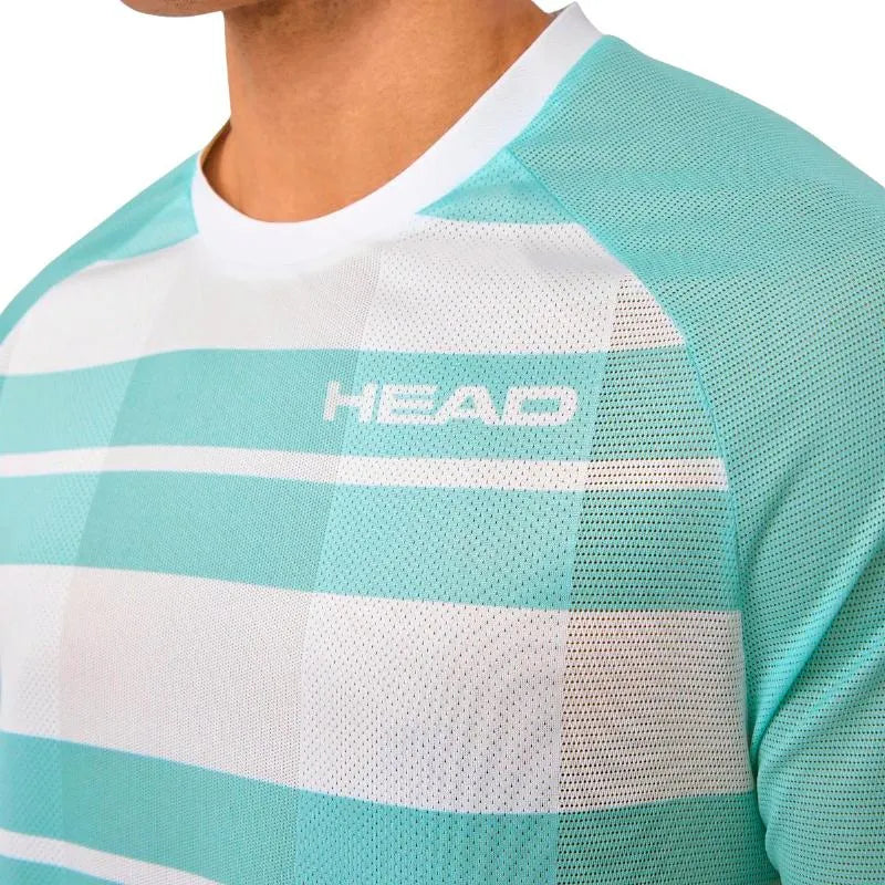 Head T-shirt Performance Aqua Print - vue 6