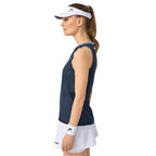 Head T-shirt Performance Marine Argent Femme - vue 5