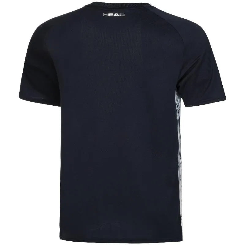 Head T-shirt Performance Marine Print - vue 2