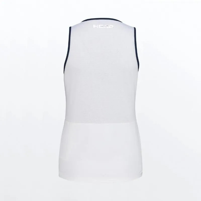 Head T-shirt Performance Estampado Blanc Rose - vue 2