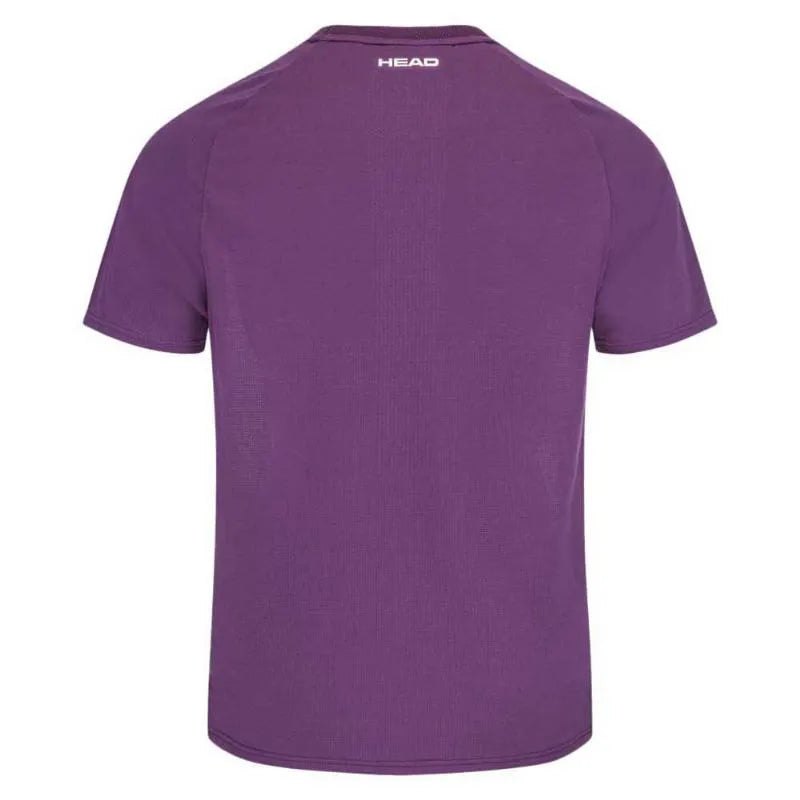 Head T-shirt Performance Lila Print - vue 2