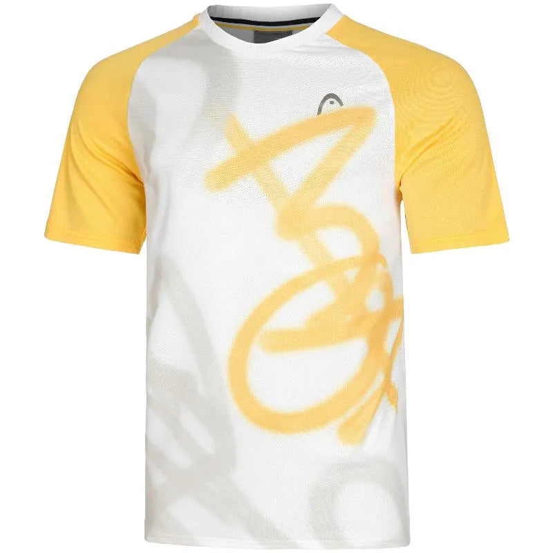 Head T-shirt Performance New York Blanc Banana