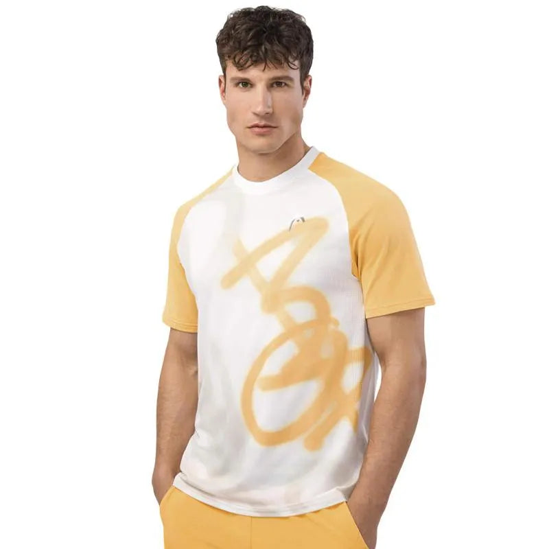 Head T-shirt Performance New York Blanc Banana - vue 3