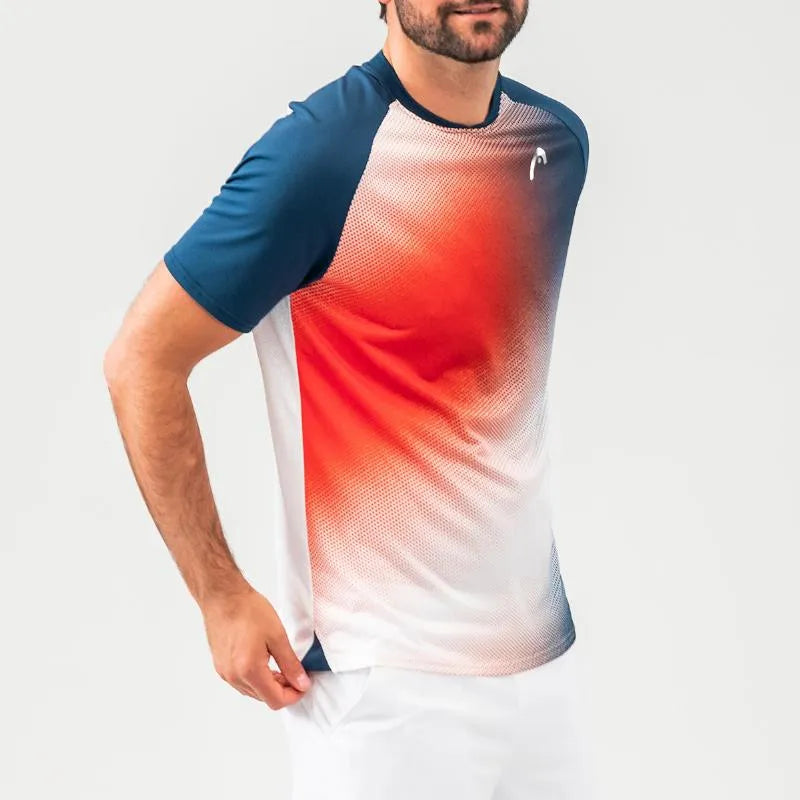 Head T-shirt Performance Print Mandarina - vue 3