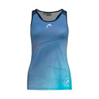 Head T-shirt Play Bleu Foncé Estampado Femme