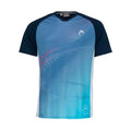 Head T-shirt Play Bleu Foncé Print Padel