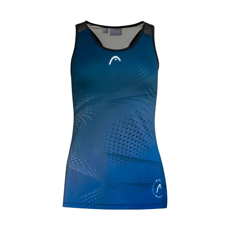 Head T-shirt Play Noir Print Padel Femme