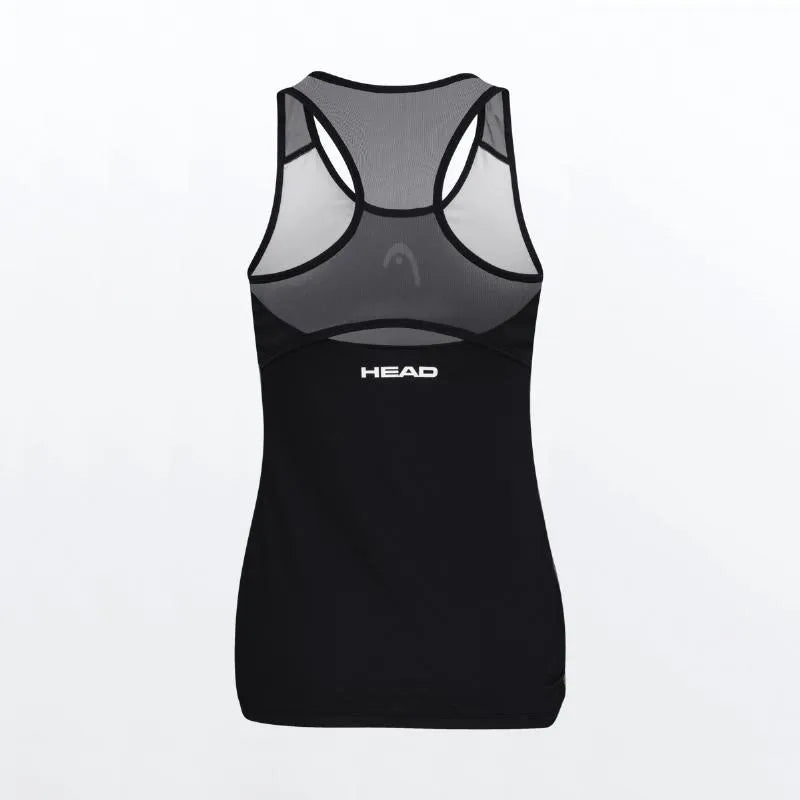 Head T-shirt Play Noir Print Padel Femme - vue 2