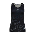 Head T-shirt Play Print Padel Noir Femme