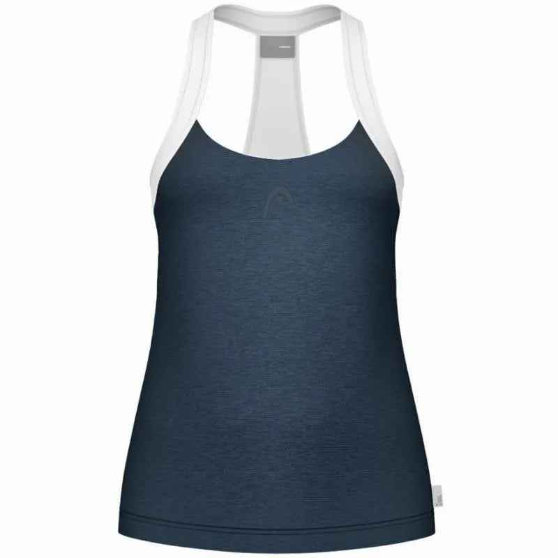 Head T-shirt Play Tech Marine Blanc Femme