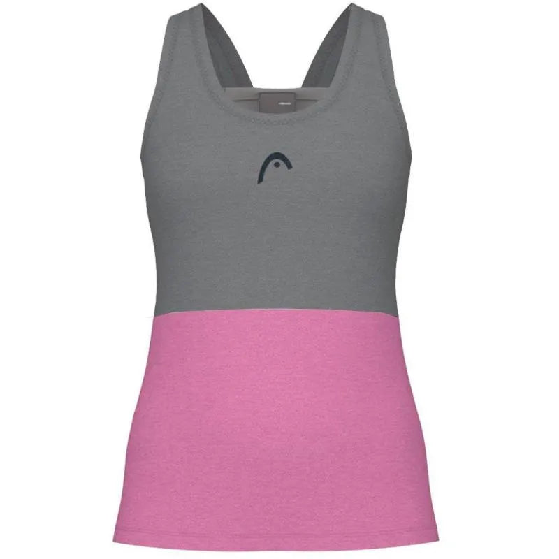 Head T-shirt Play Tech Rose Blanc Femme
