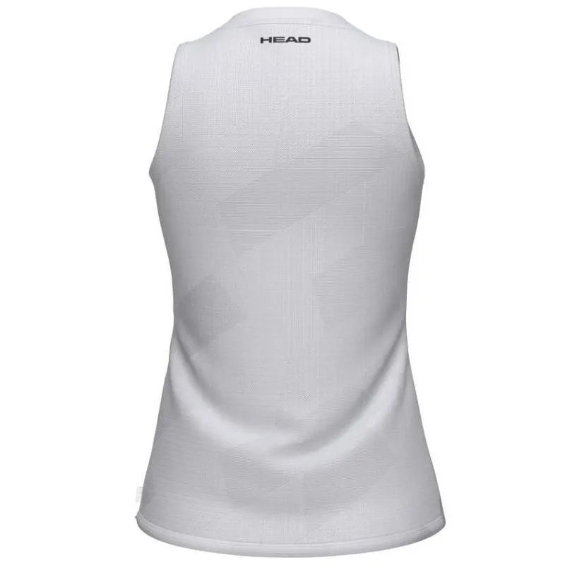 Head T-shirt Pro Blanc Orange Femme - vue 2