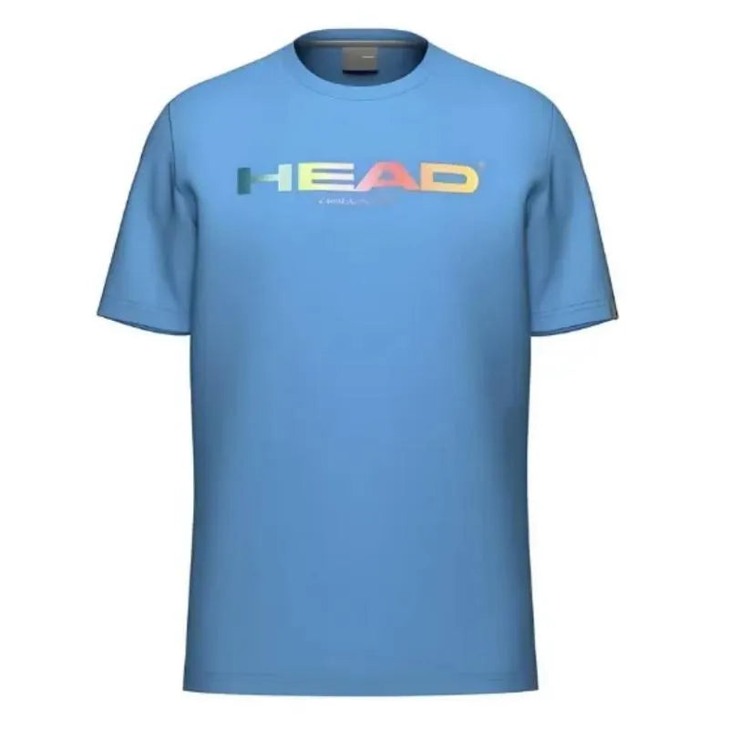 Head T-shirt Rainbow Bleu Airforce