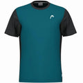 Head T-shirt Slice Bleu Teal