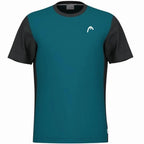 Head T-shirt Slice Bleu Teal