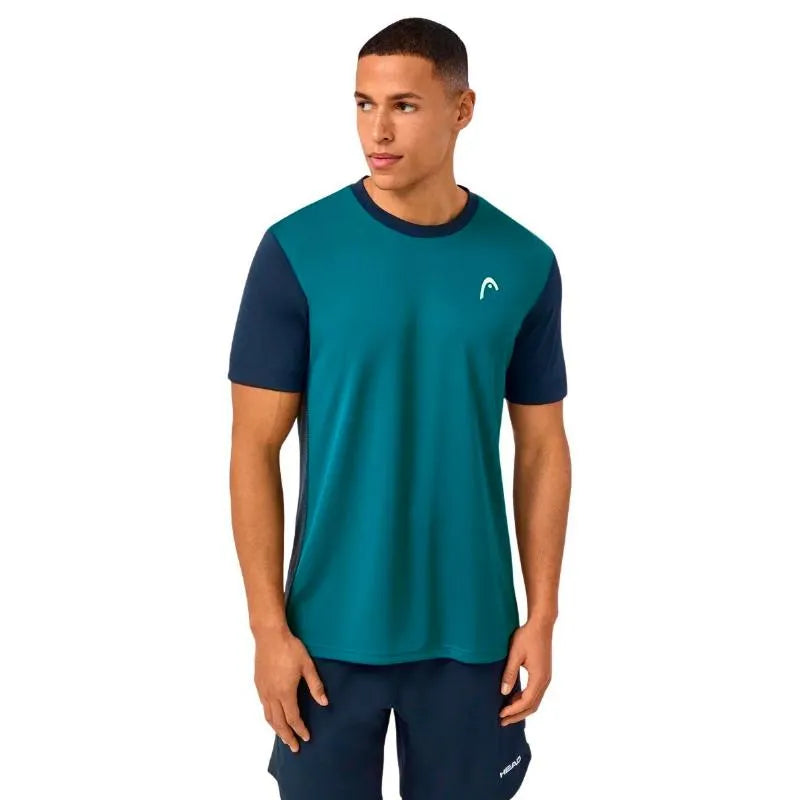 Head T-shirt Slice Bleu Teal - vue 3