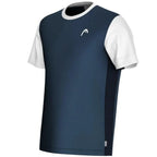 Head T-shirt Slice Marino Blanc - vue 3