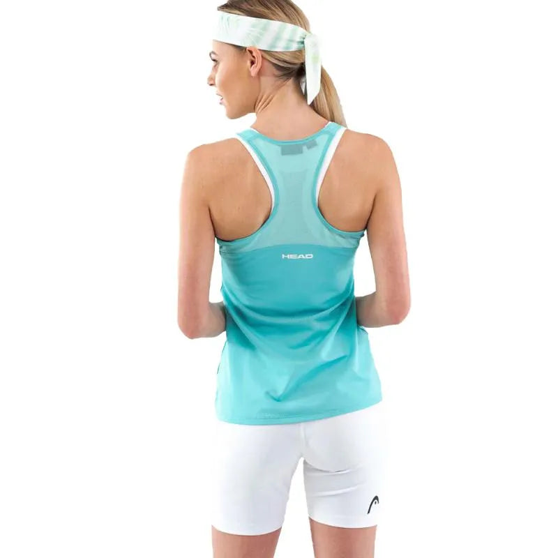 Head T-shirt Spirit Turquoise Femme - vue 4