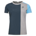 Head T-shirt Tech Gris Marino Femme