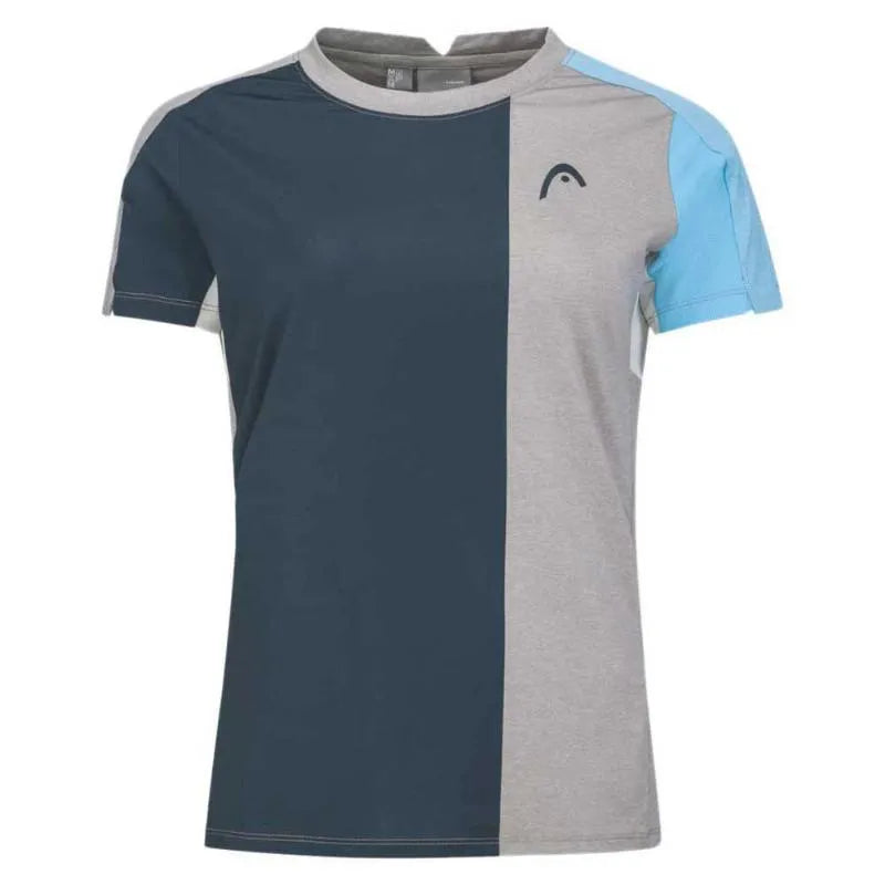 Head T-shirt Tech Gris Marino Femme