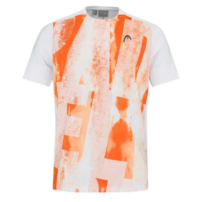 Head T-shirt Tech Orange Print