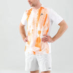 Head T-shirt Tech Orange Print - vue 3