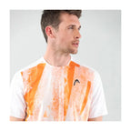 Head T-shirt Tech Orange Print - vue 6
