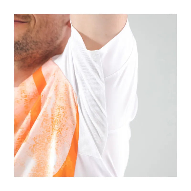 Head T-shirt Tech Orange Print - vue 7