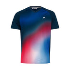 Head T-shirt TopSpin Bleu Foncé Print Vision