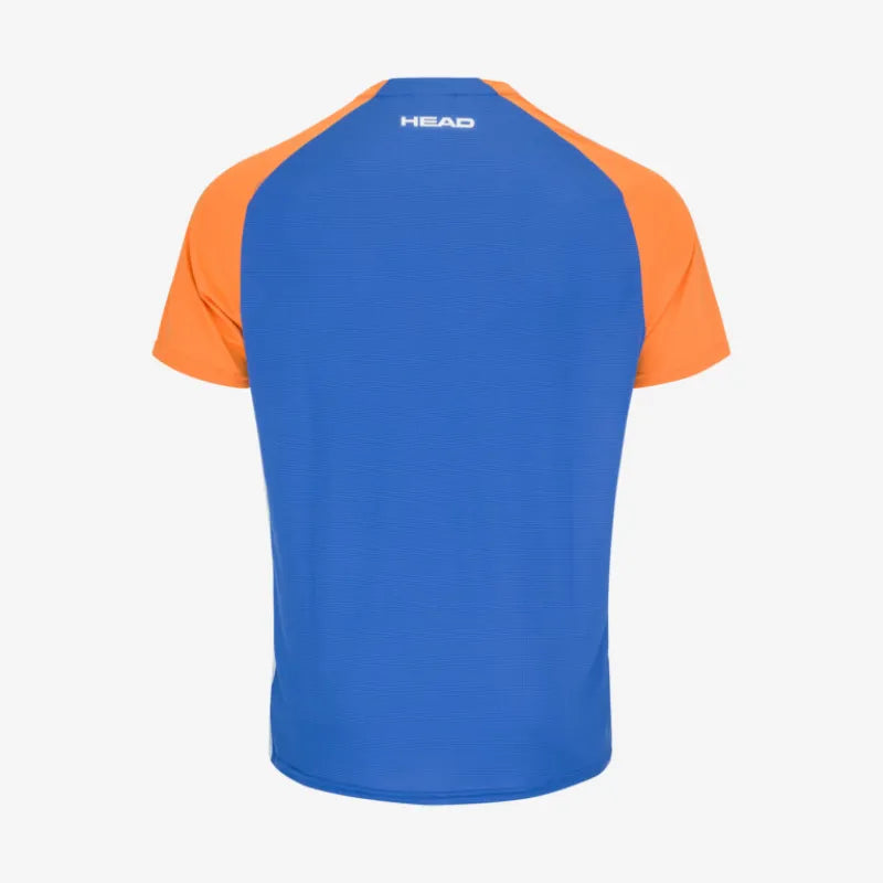 Head T-shirt Topspin Orange Bleu Foncé - vue 2