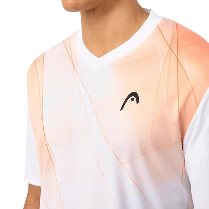 Head T-shirt Topspin Orange Print - vue 6