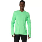 Asics T-shirt Manga Larga Road Seamless Top Vert