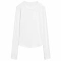 Wilson T-shirt Manga Larga All Day Blanc Femme