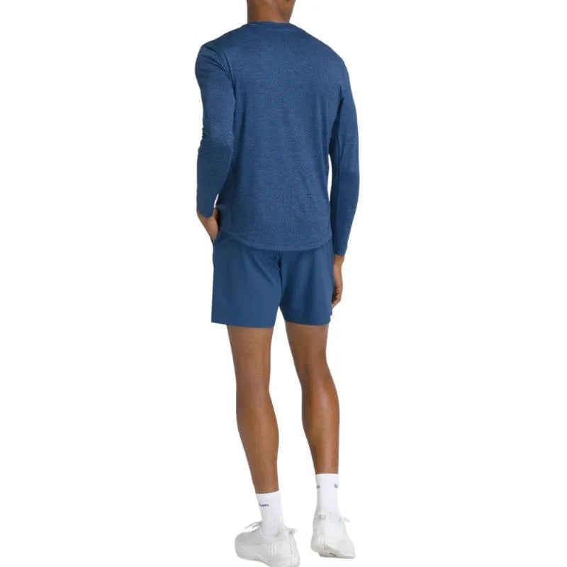 Wilson T-shirt Manga Larga Everyday Performance Bleu Court - vue 4