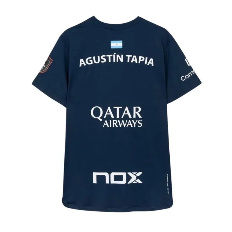 Nox T-shirt Agustin Tapia Sponsors AT10 Bleu Foncé 2026 - vue 2