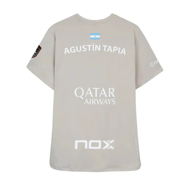 Nox T-shirt Agustin Tapia Sponsors AT10 Gris Clair 2026 - vue 2