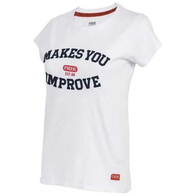 Nox T-shirt Basic Blanc Femme - vue 3