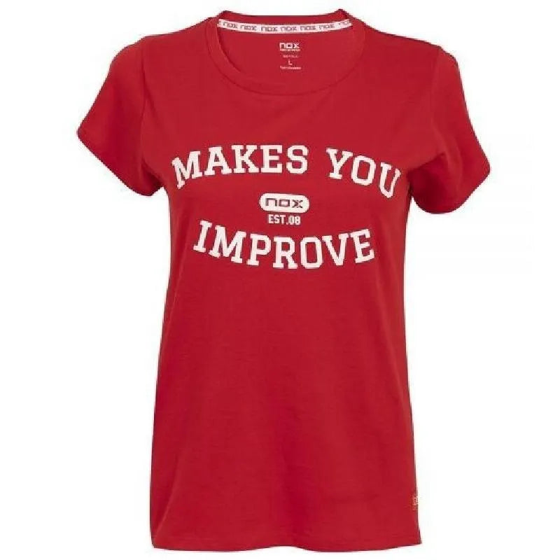 Nox T-shirt Basic Rouge Femme