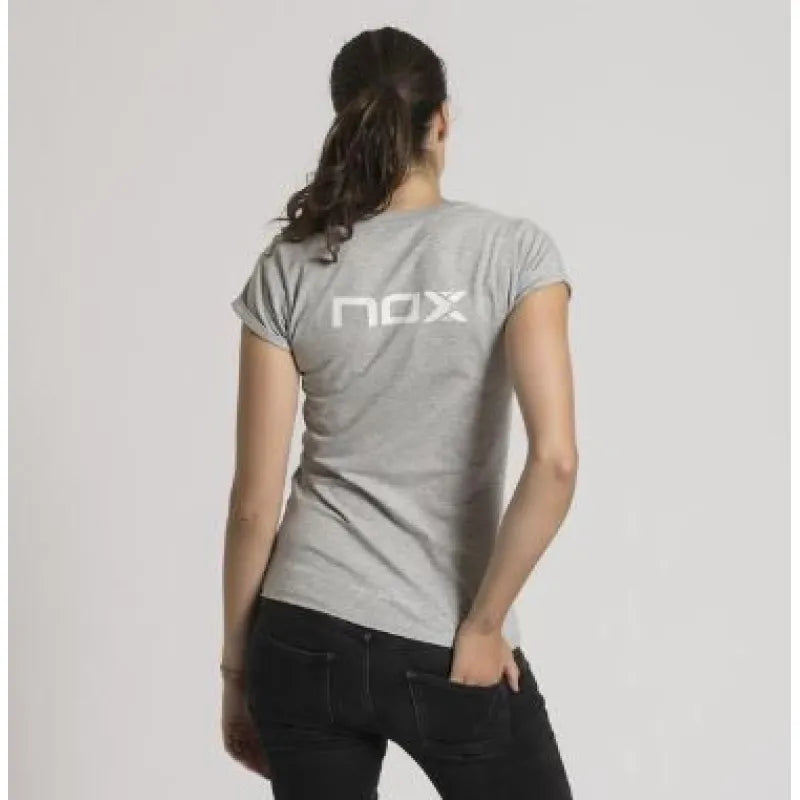 Nox T-shirt Femme Basic Gris Vigore - vue 2