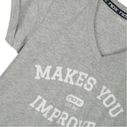 Nox T-shirt Femme Basic Gris Vigore - vue 4