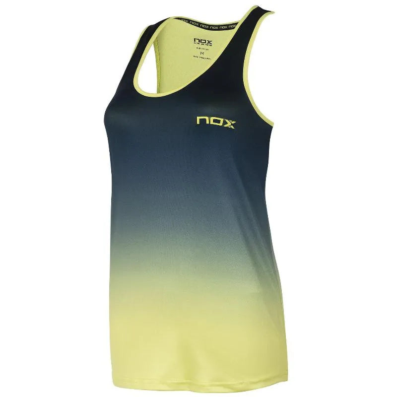 Nox T-shirt Pro Bleu Logo Lima Degradado Femme - vue 2
