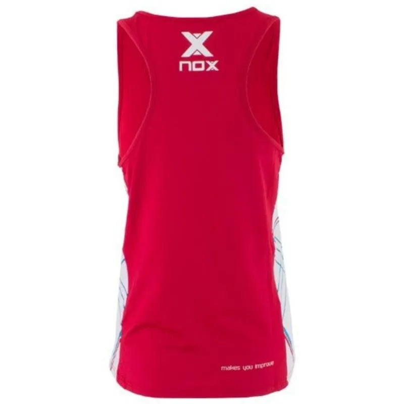 Nox T-shirt Swan Rouge Femme - vue 2