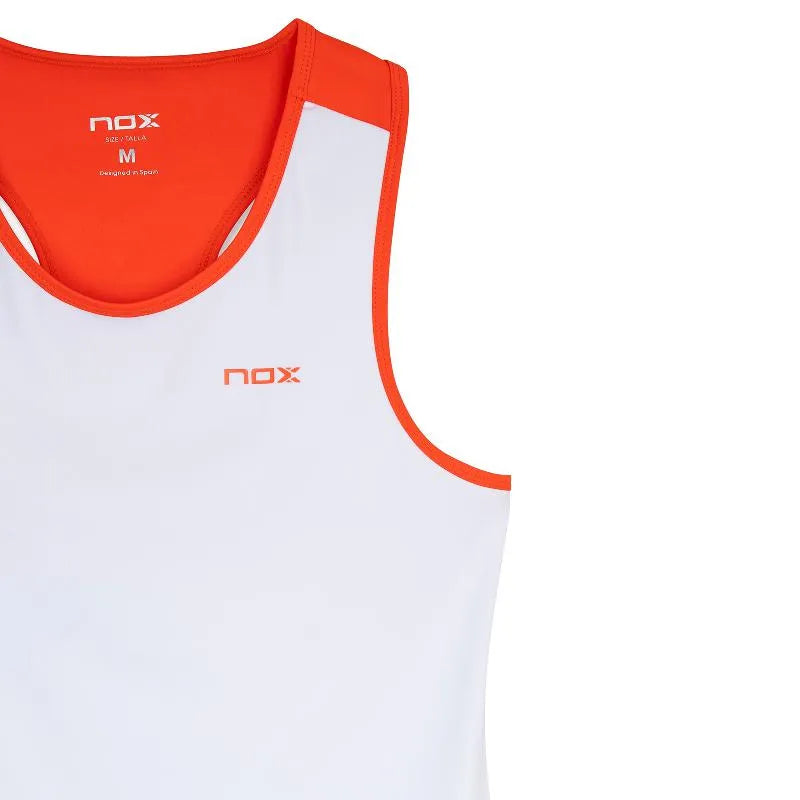 Nox T-shirt Team Blanc Rouge Femme - vue 3