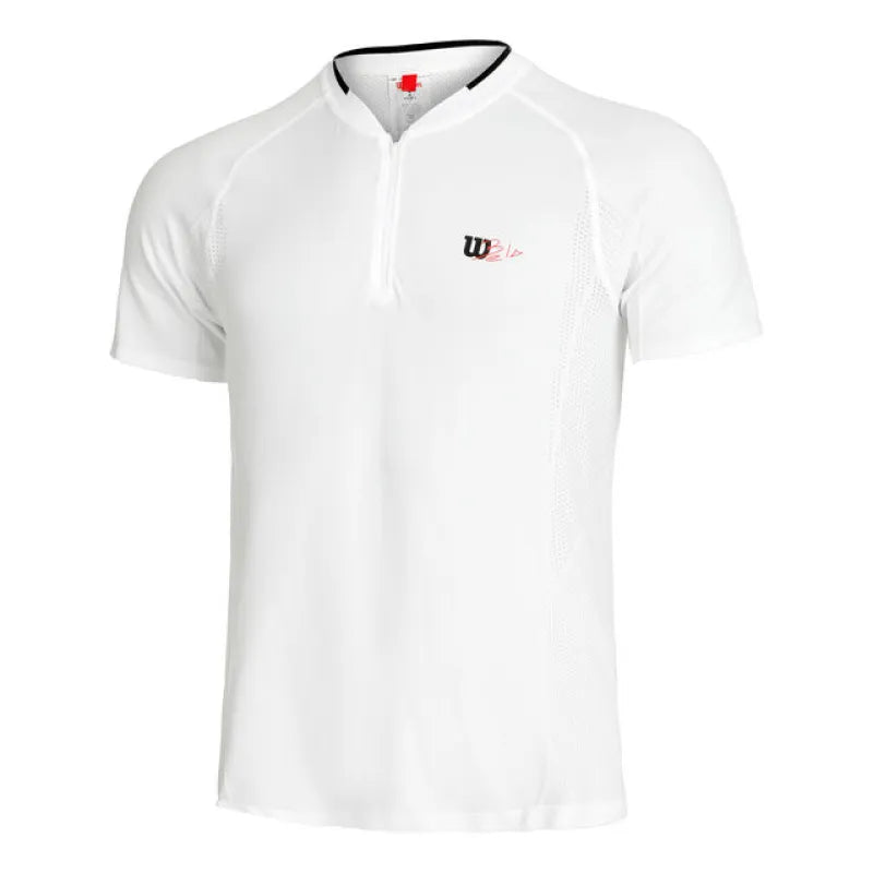 Wilson T-shirt Bela Seamless Ziphnly 2.0 Blanc