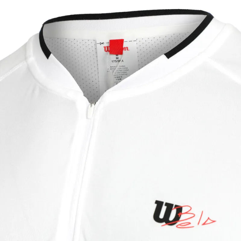 Wilson T-shirt Bela Seamless Ziphnly 2.0 Blanc - vue 3