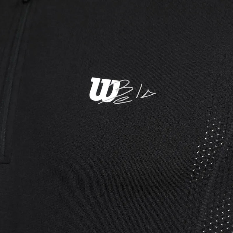 Wilson T-shirt Bela Seamless Ziphnly 2.0 Noir - vue 4